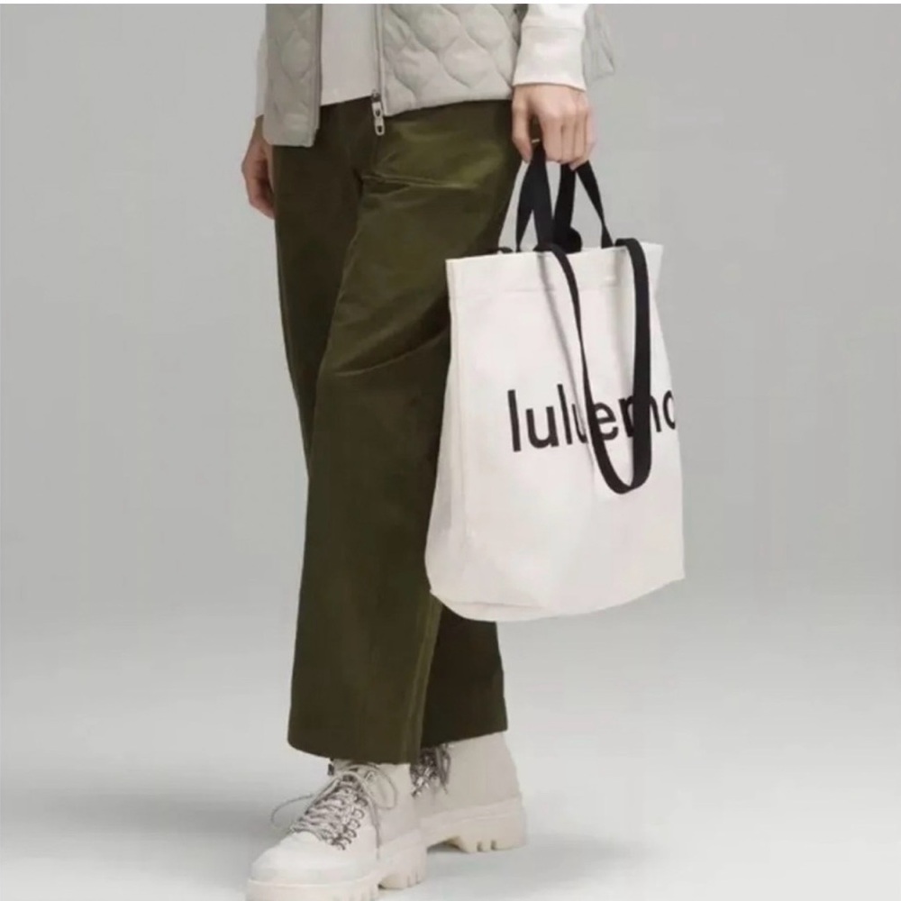 Lululemon Double-Handle Canvas Tote - Picture 3 of 9